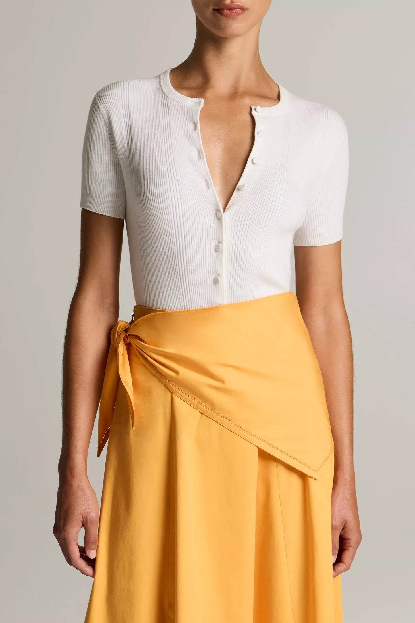 SHORT SLEEVE CARDIGAN