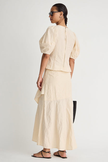 SCULPTED RUFFLE SKIRT