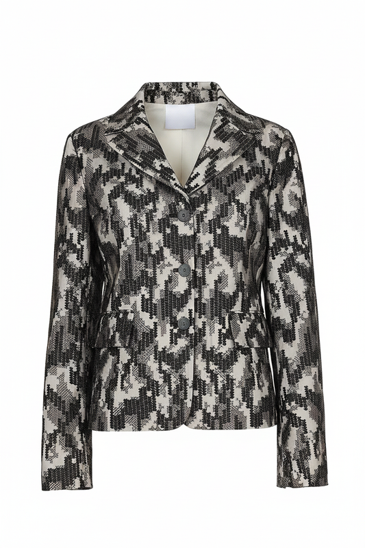 Printed Blazer – Equal Negative Space 2:3