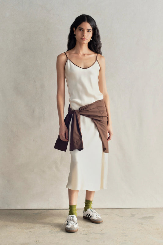 SILK BIAS DRESS